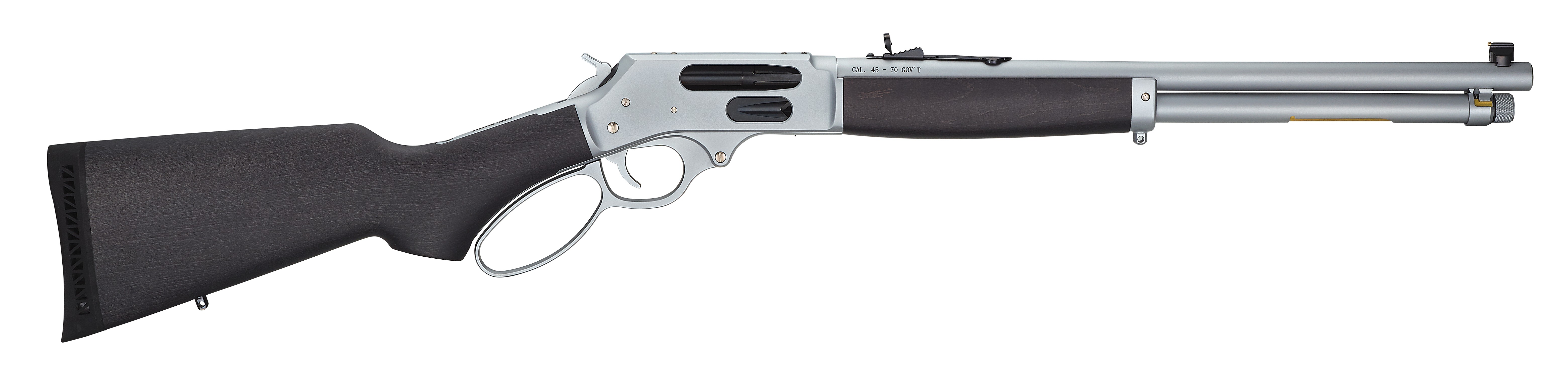 HENRY STEEL LEVER ACTION .45-70 GOV'T LARGE LOOP 4RD 18.43IN BARREL H010GAW - Win Repeating Arms Promotion